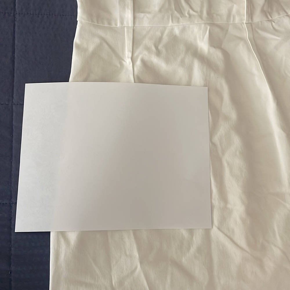 NWT J.Crew White Sheath Dress in Bi-stretch Cotton - Picture 12 of 12